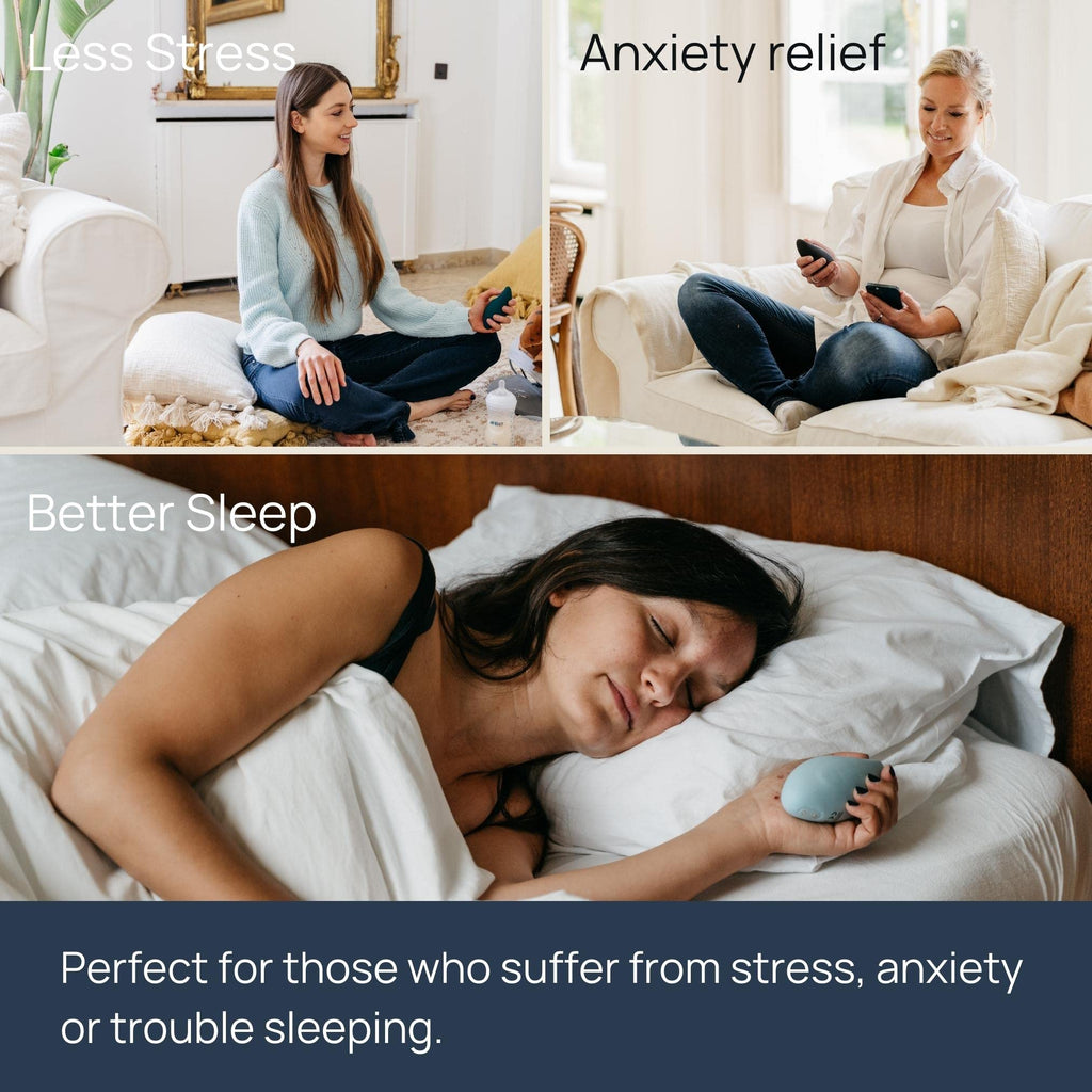 Portable Guided Breathing Tool for Relaxation & Sleep Support