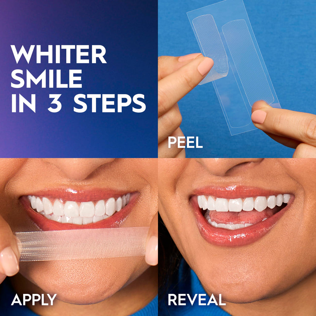 Sensitive Teeth Whitening Strips Kit, 18 Treatments