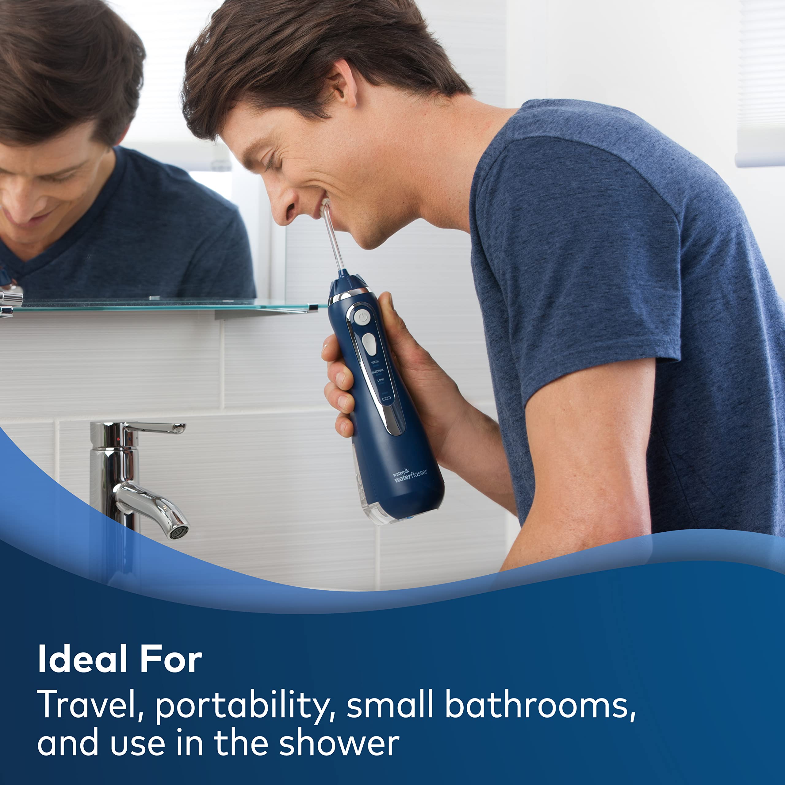 Cordless & Professional Water Flosser Set for Teeth, Gums & Braces