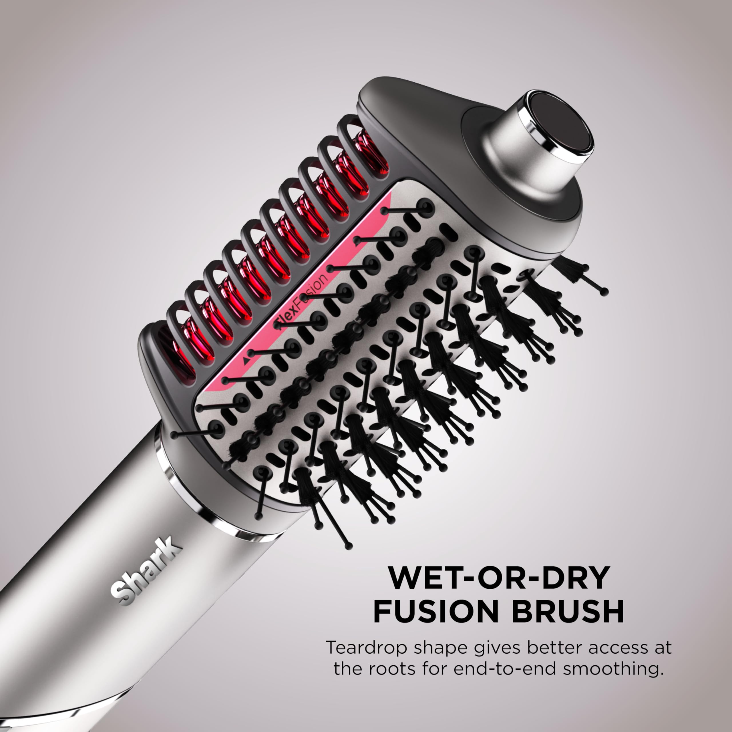 Hair Straightener & Dryer with Styling Brush and Auto-Wrap Curlers