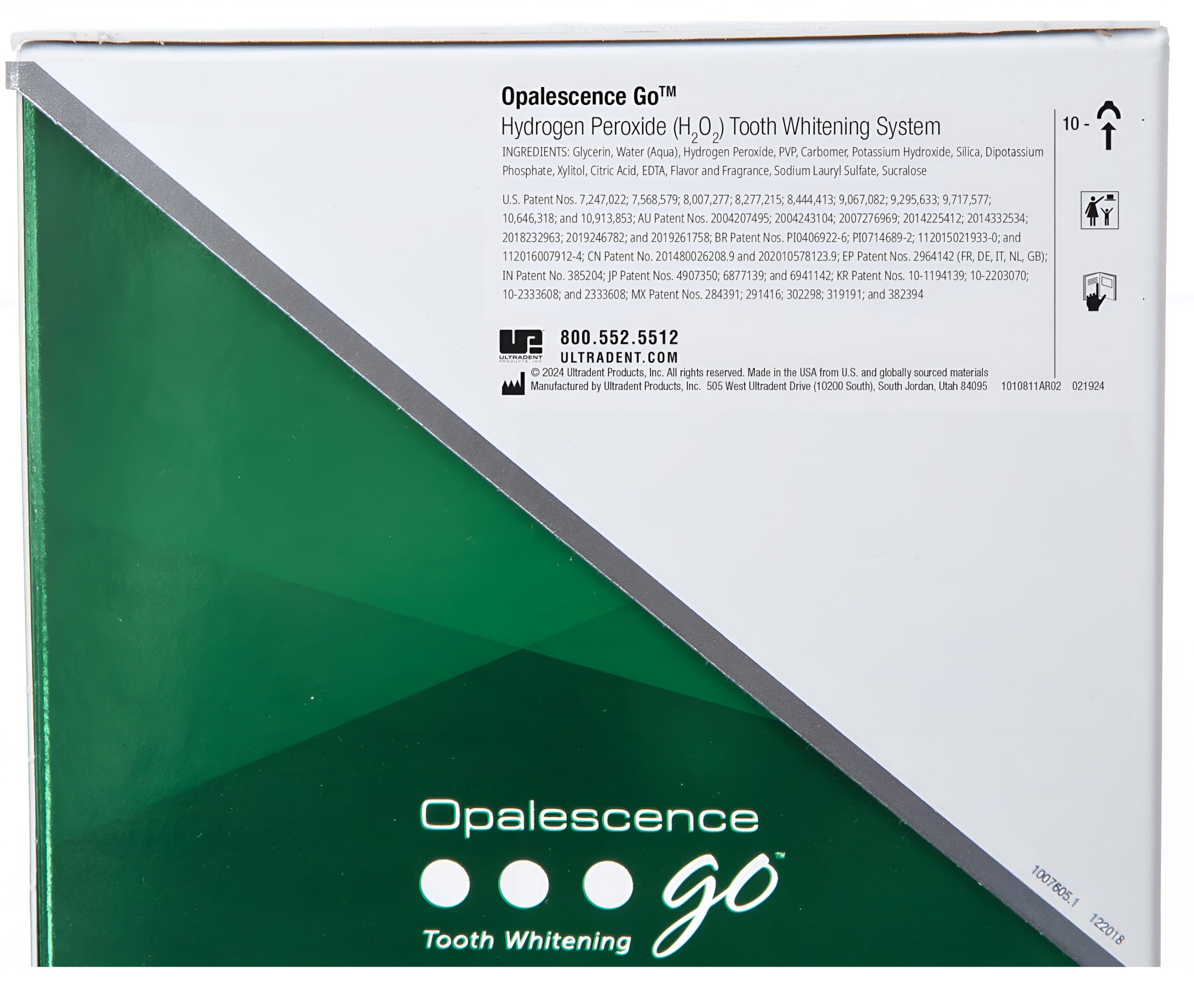 Opalescence Go Teeth Whitening Trays 15% Hydrogen Peroxide - Mint -4648-1