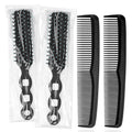 100-Piece Hair Brush & 200-Piece Comb Set, Individually Wrapped