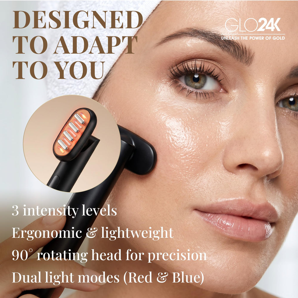 7-Color LED Facial Wand with Hydrating Gel