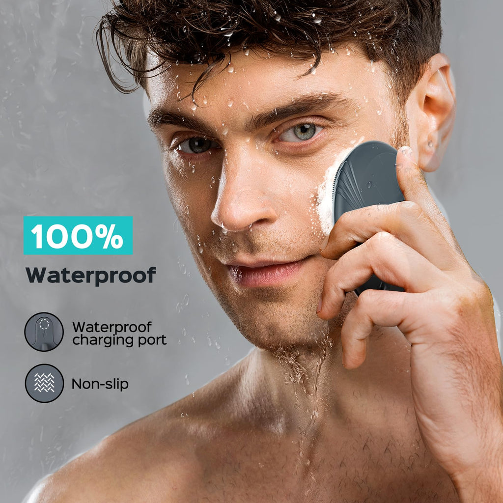 COSLUS FBS01 Facial Cleansing Brush Face Scrubber, Compact for Travel